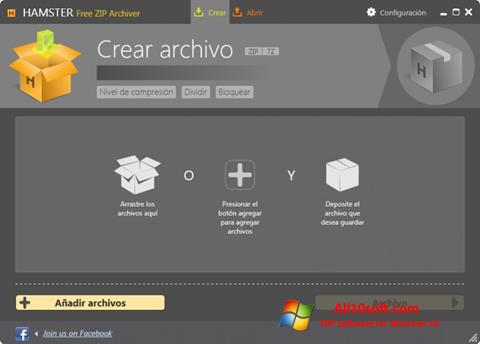 સ્ક્રીનશૉટ Hamster Free ZIP Archiver Windows 10
