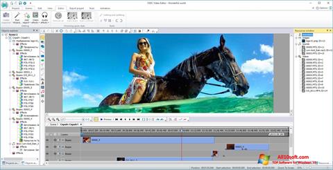 સ્ક્રીનશૉટ VSDC Free Video Editor Windows 10