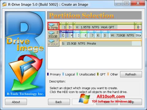 સ્ક્રીનશૉટ R-Drive Image Windows 10