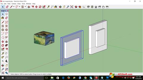 સ્ક્રીનશૉટ SketchUp Make Windows 10