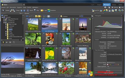 સ્ક્રીનશૉટ Zoner Photo Studio Windows 10