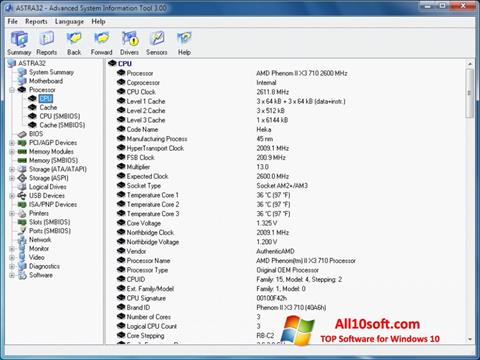 સ્ક્રીનશૉટ ASTRA32 Windows 10
