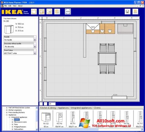 સ્ક્રીનશૉટ IKEA Home Planner Windows 10