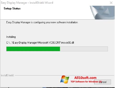 સ્ક્રીનશૉટ Easy Display Manager Windows 10