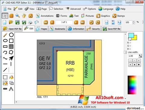 સ્ક્રીનશૉટ PDF Reader Windows 10