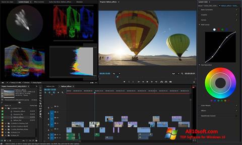 સ્ક્રીનશૉટ Adobe Premiere Pro CC Windows 10