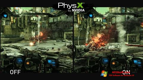 સ્ક્રીનશૉટ NVIDIA PhysX Windows 10