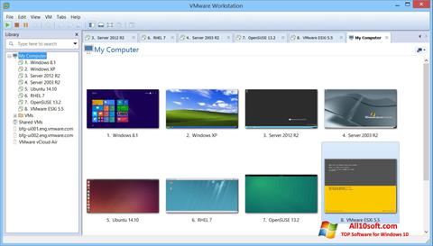 સ્ક્રીનશૉટ VMware Workstation Windows 10