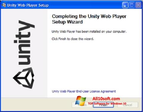 સ્ક્રીનશૉટ Unity Web Player Windows 10