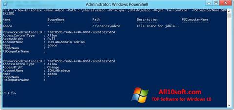 સ્ક્રીનશૉટ Windows PowerShell Windows 10